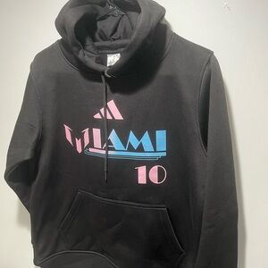 New Black Hoodie with Graphic Design